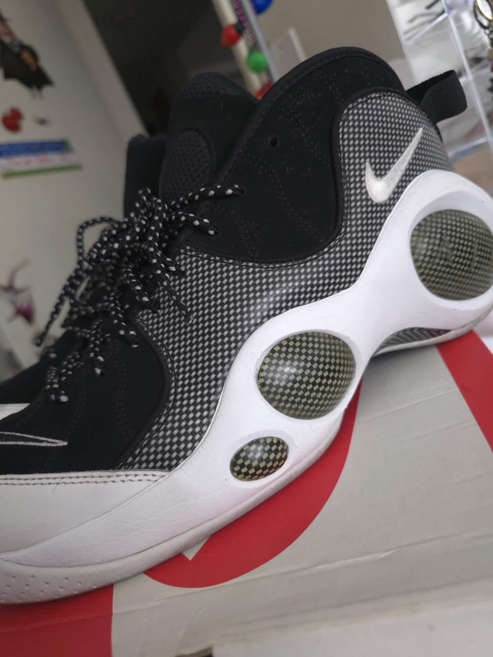 Size 12 - Nike Air Zoom Flight 95 2015 Black Metallic Silver